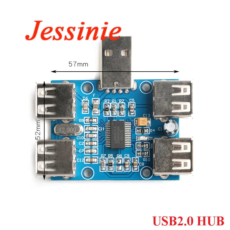 DC 5V usb-хаб USB2.0 HUB концентратор 4-муфтовый стыковочный USB плата расширения Модуль