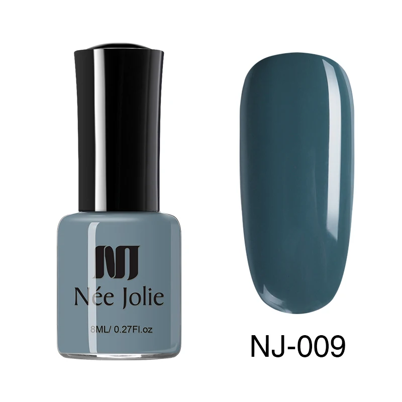 NEE JOLIE 8 мл Лак для ногтей чистая серия лак для ногтей Блестящий зеркальный матовый эффект лак для ногтей 66 цветов - Цвет: NJP-09