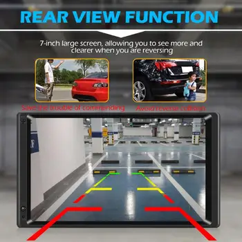 

Fashion Double DIN MP5 Player Android 7.1 7inch HD Touch Screen Car Stereo GPS Navigation Bluetooth WiFi Radio 178x100x50mm