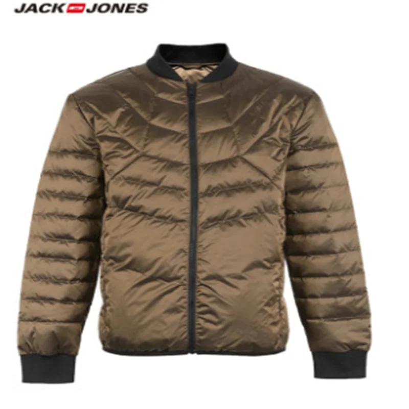 Мужской пуховик JackJones Мужская зимняя бейсбольная куртка с тепловым воротником C | 218412510