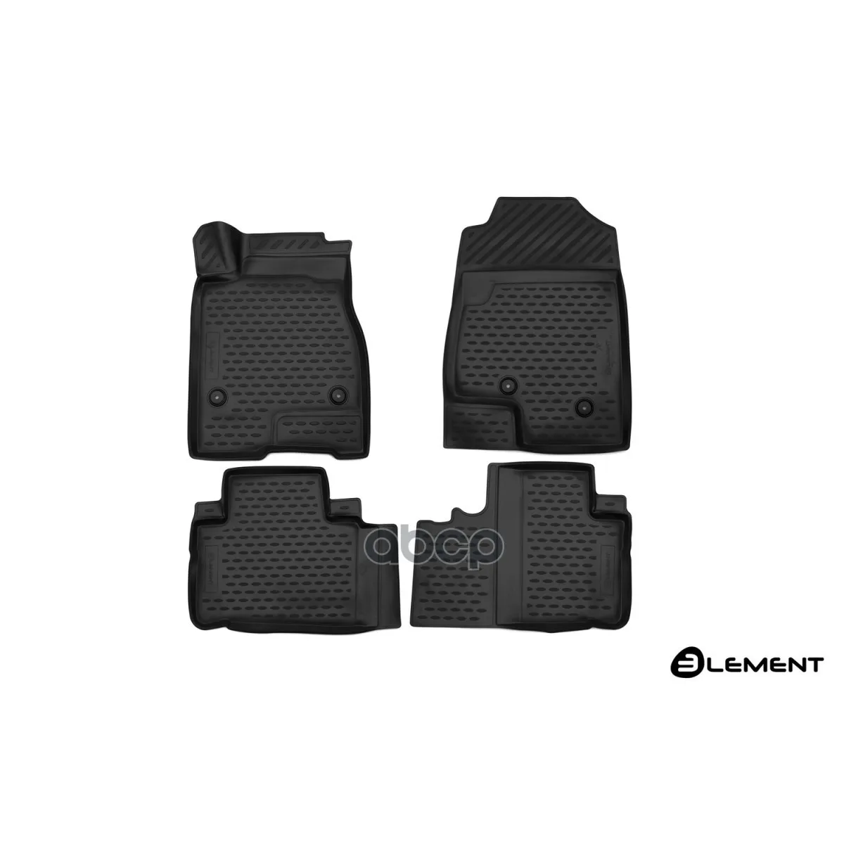 Коврики 3d В Салон Haval H6, 09/-, Fwd, 4 Шт.(Полиуретан) ELEMENT арт. ELEMENT3D9922210k