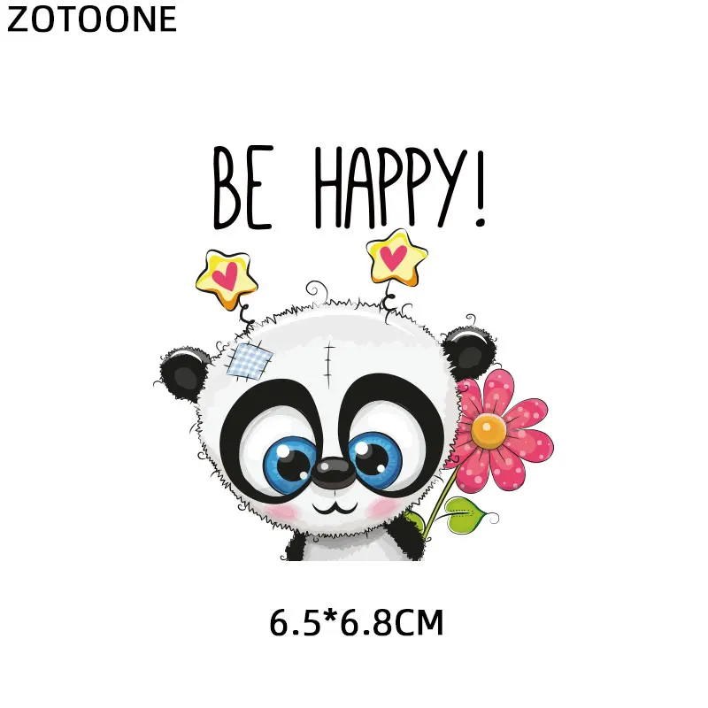 ZOTOONE с принтом животных собаки, кота, медведя, Переводные железные для Костюмы передачи тепла приложений DIY Футболка Аппликации, наклейки E