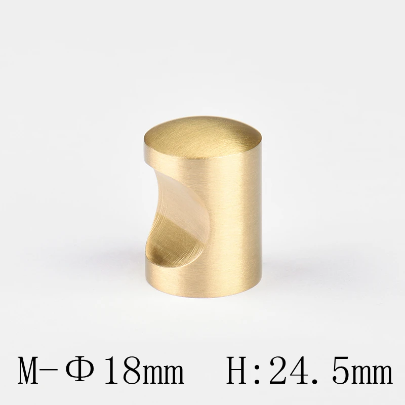 M-18-H24 Ручная ковка латунные ручки для мебели винтажные Детские золотые дверные ручки и кухонные животные выдвижной ящик в Шкаф Тянет Т-бар - Цвет: M-18-H24