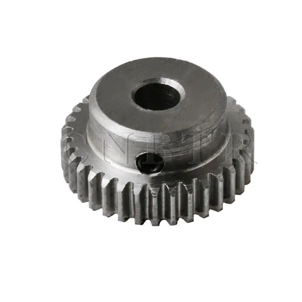 

CNBTR 45# Steel 0.6 Module Racing Motor Gear Pinion Car 34T Teeth Width 5mm
