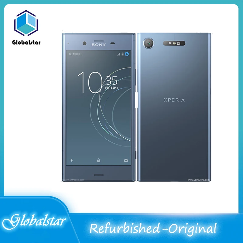 Восстановленный Оригинальный разблокированный сотовый телефон Sony Xperia XZ1 G8342 5 2