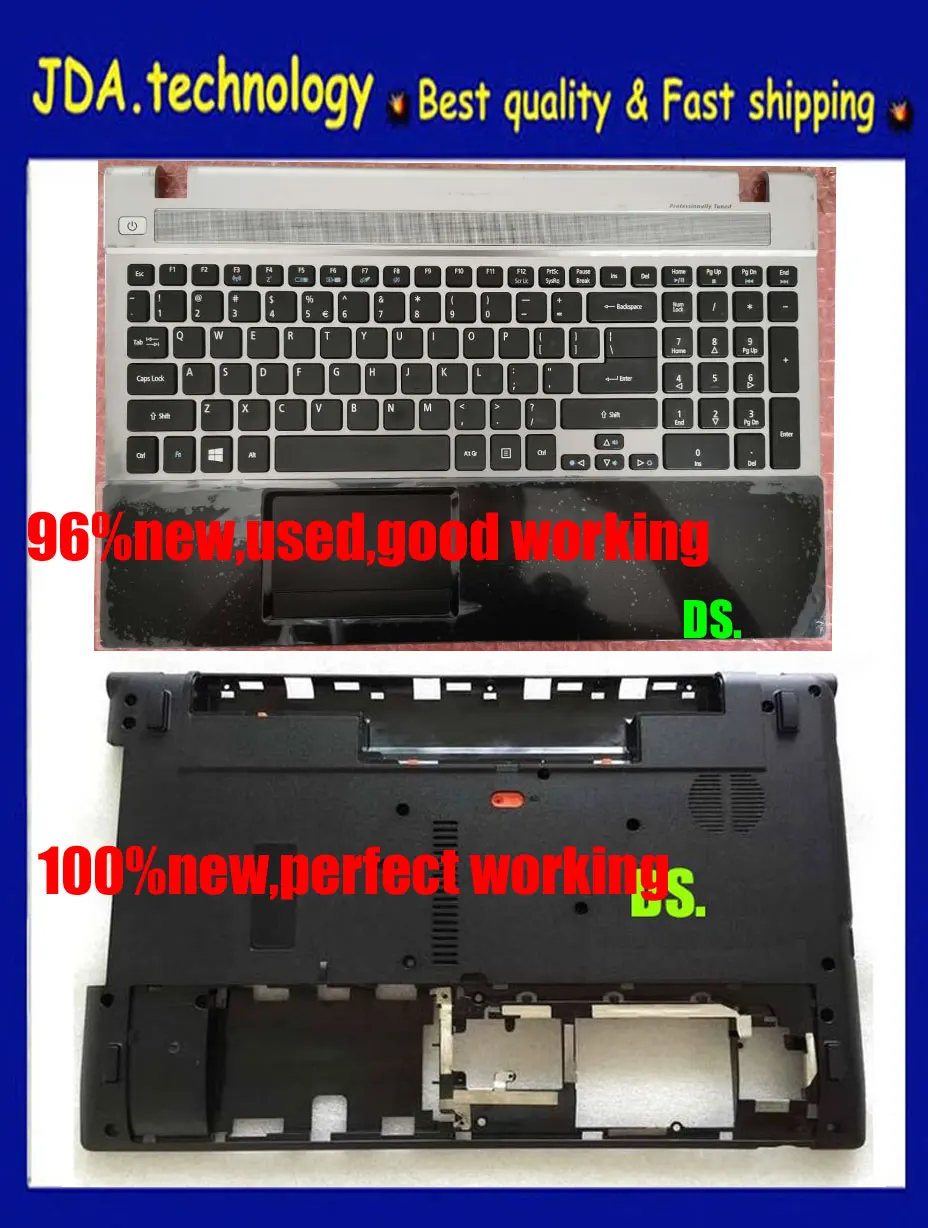 Новинка 95% для Acer Aspire V3 v3-551 V3-551G v3-531 v3-531g v3-571 Palmrest клавиатура верхняя крышка и