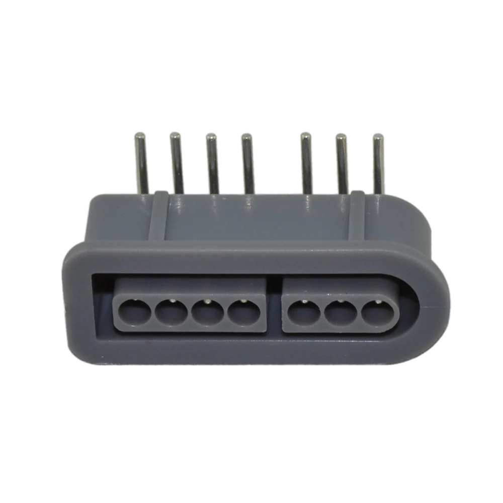 10 pcs Replacement 90 degree 180 degree female 7 Pin connector part for SNES controller socket
