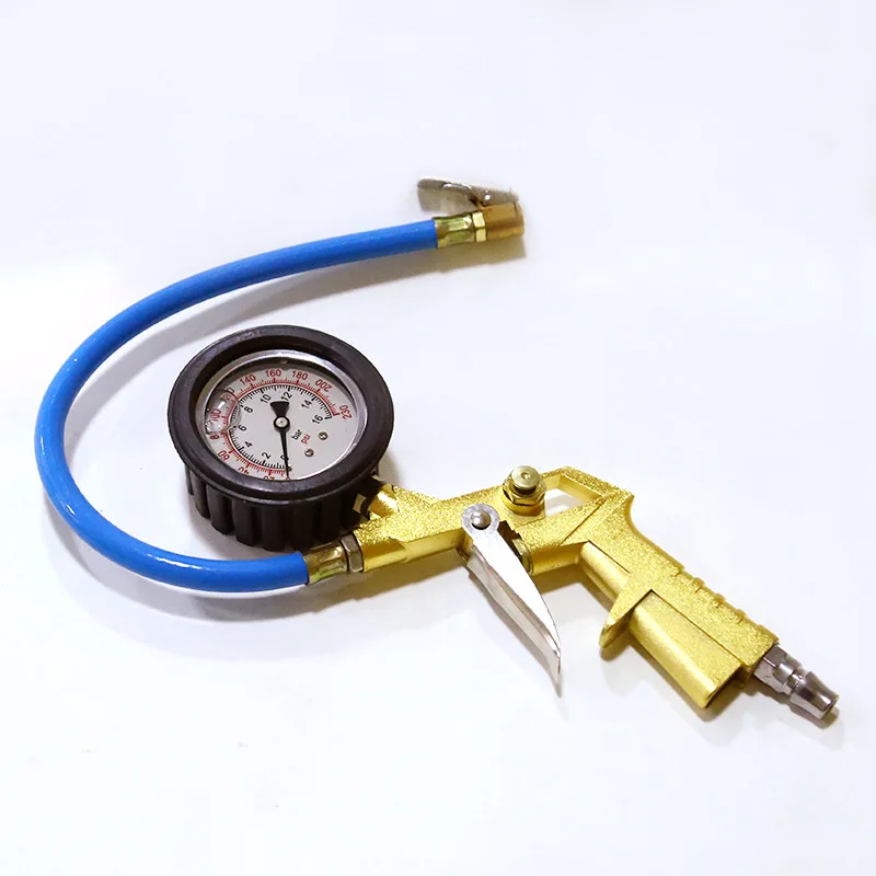

Durable Shock-resistant Tire Pressure Table Car Inflating Meter Pressure Fetal Gun Tire Pressure Gun Tire Inflating Meter Cheer