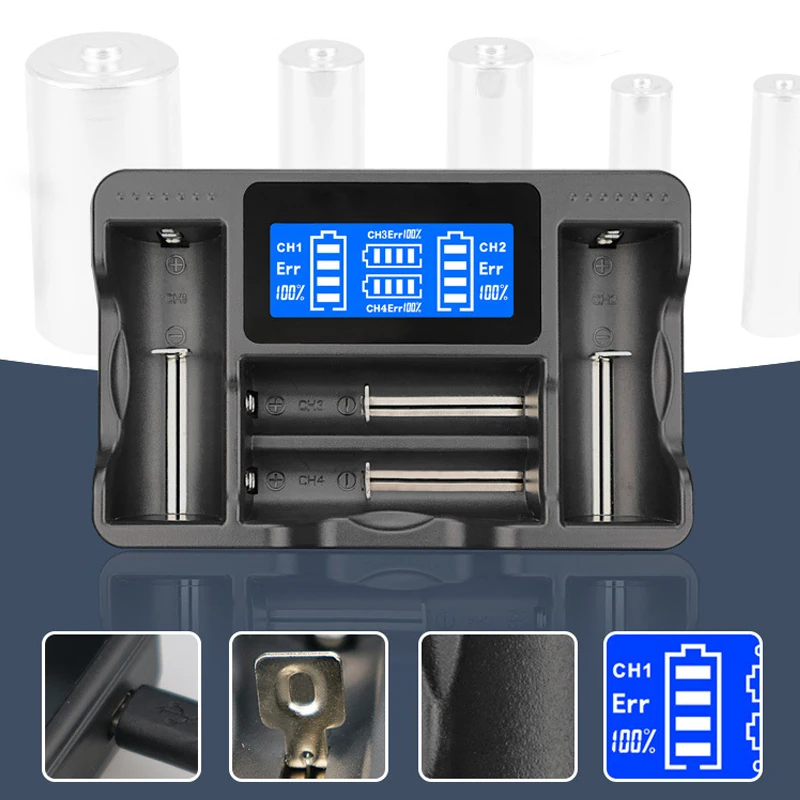 LCD-Battery-Smart-Charger-USB-Charging-18650-3-7V-18350-18500-21700-20700B-10440-26650-1