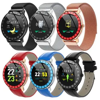 

Heart Rate Monitor Sport Activity Tracker Touch Screen Bluetooth Smart Watch Call Message Reminder For iOS Apple Android