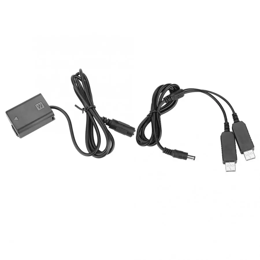 NP-FW50 двойной USB манекен батарея заменитель адаптера для SONY A6300 A5000 fotografia acessorio