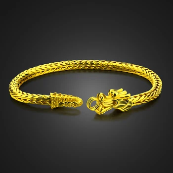 

Men Jewelry bracelet 100% 925 Sterling Silver 5mm wide 2cm golden thick fine fashion bracelet Pulseiras Prata male modle Bijoux