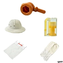 Пластиковая королева пчела маркер для бутылки коробка клетка пчеловодство оборудование пчеловод инструмент Пчеловодство перчатки шляпа пчеловода