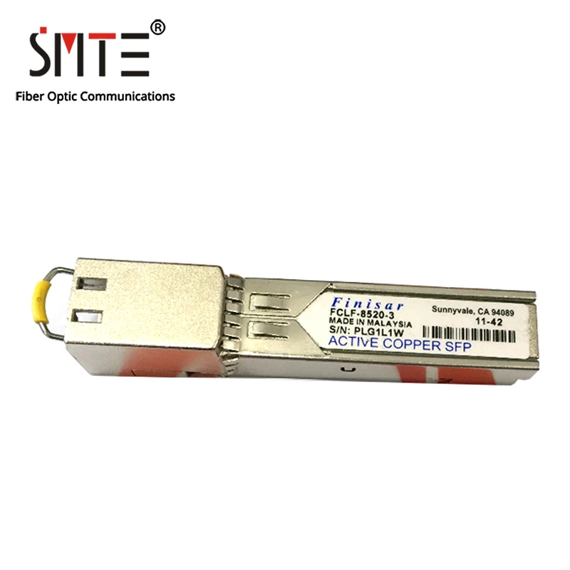 Finisar FCLF-8520-3 RJ45 SFP гигабитный активный медный волоконно-оптический модуль |
