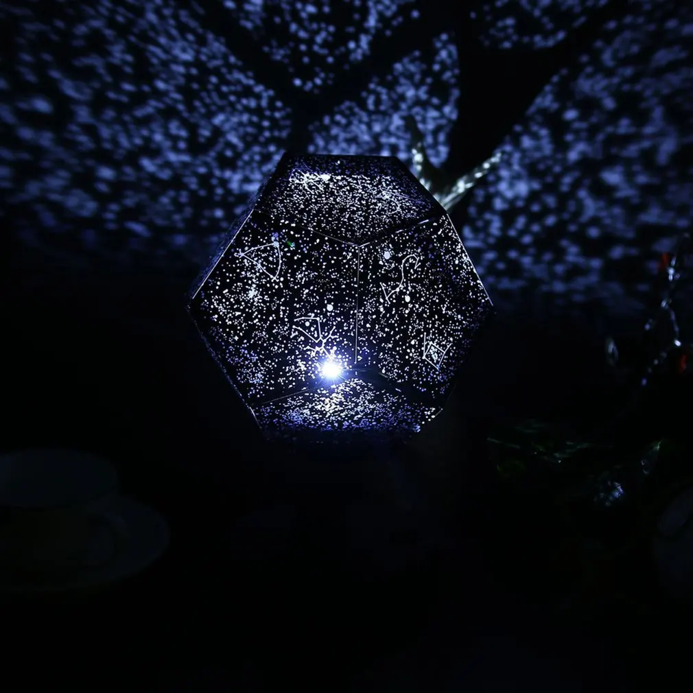 Romantic Night Light Projector Star Sky Projection Cosmos Night Lamp For Children Bedroom Decoration Lighting Gadgets