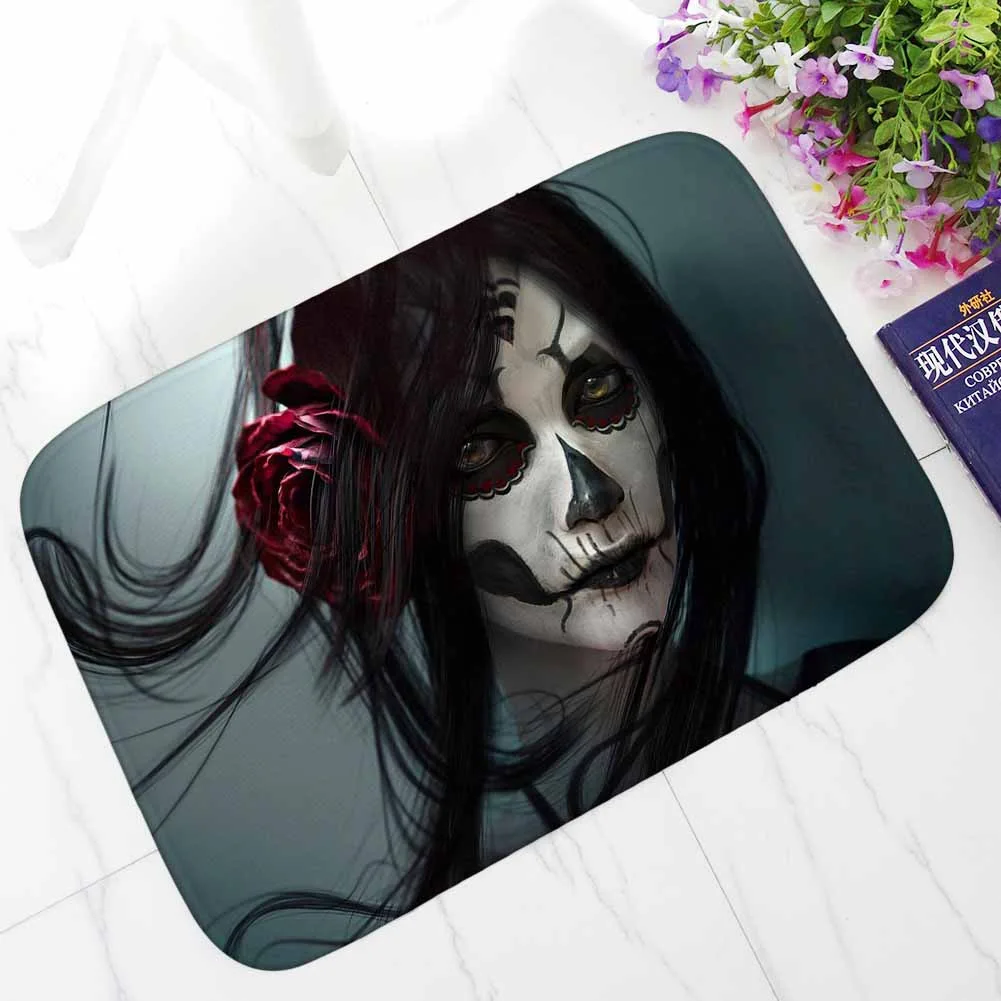 Zeegle Skull напольные коврики домашний коврик для входа нескользящий коврик для гостиной Детская спальня ковер прикроватные коврики коврик для ванной комнаты - Цвет: Skull 19