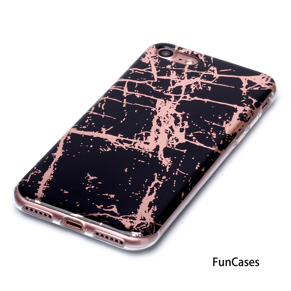 Чехлы для задней панели чехлы iPhone 6 розовое золото мягкий силиконовый чехол