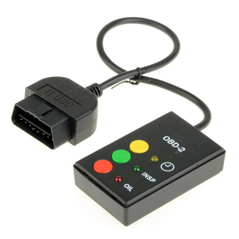 OBD2 OBDII 16Pin Oil Service Inspection Airbag Reset/Inspection Oil Service LED Reset Tool For BM E46 E39