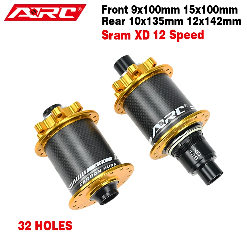 Arc Carbon Mtb Mozzo Freno A Disco 32 Telai 4 In 1 Struttura Mozzo Anteriore 9X100Mm 15X100Mm Mozzo Posteriore 10X135Mm 12X142Mm Sram Xd 12 Velocità