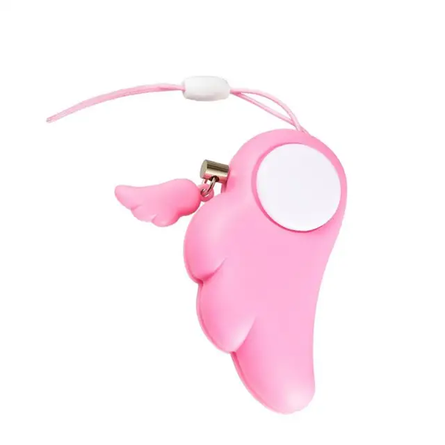 Girls Self Defense Alarm Portable Safety- Personal Security Outdoor Supplies Angel Wing Panic Safety Security Anti-Wolf Alarm 5