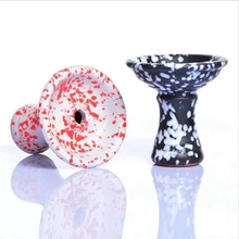 Кальян Керамика чаша арабский аксессуары для кальяна Дым горшок чаша для кальяна табак для кальяна с одним отверстием для крепления чаша fannel для кальяна, аксессуары