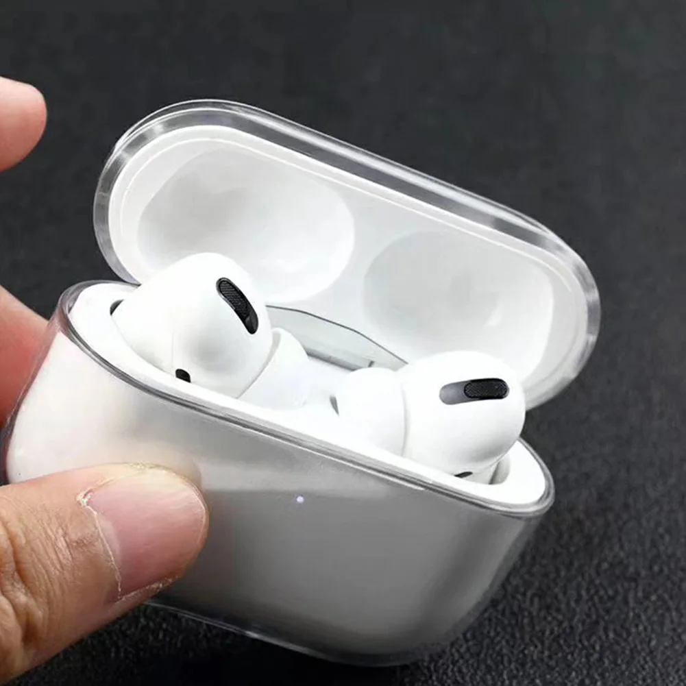 Прозрачный мягкий чехол для наушников AirPods Pro 3 силиконовая беспроводная Bluetooth