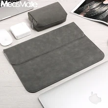 Сумка для ноутбука 14 15,6 для MacBook Xiaomi Air 13 Чехол 11 12 матовый PU кожаный чехол водонепроницаемый pro 15 чехол для huawei