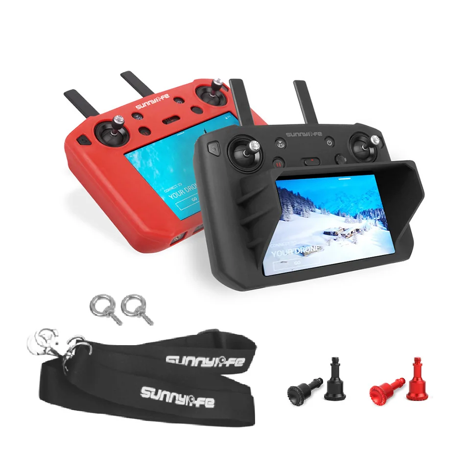 

DJI Smart Controller Accessories Antenna Signal Booster Screen Protective Film Cover Non-slip Joystick Neck Strap Carrying Case