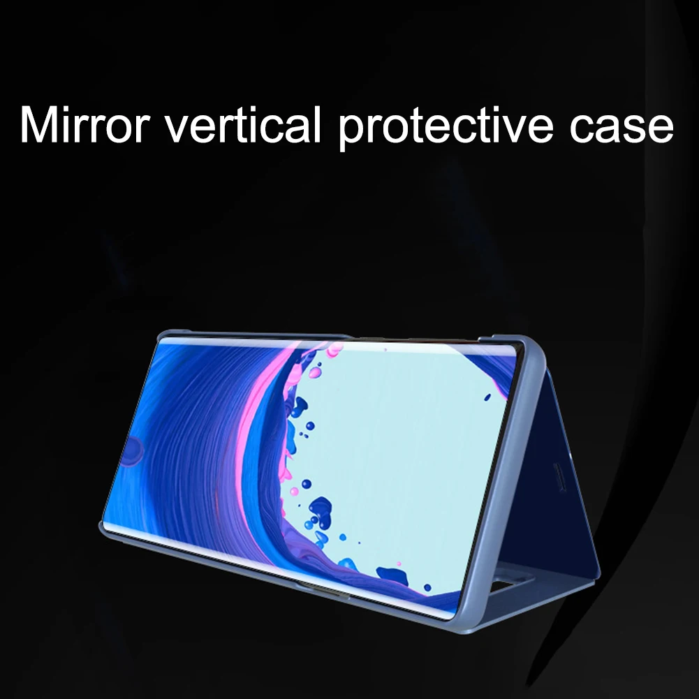 

Vertical Mirror View Flip Phone Case Standing Cases Protection Cover for iPhone For Apple iPhone 7 8 6 6S Plus XR XS MAX X