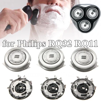 

3Pcs/Set Replacement Shaver Head Shaver Cutter Alternate Blade Head Washable Durable Blade Head For Men Shave High Quality
