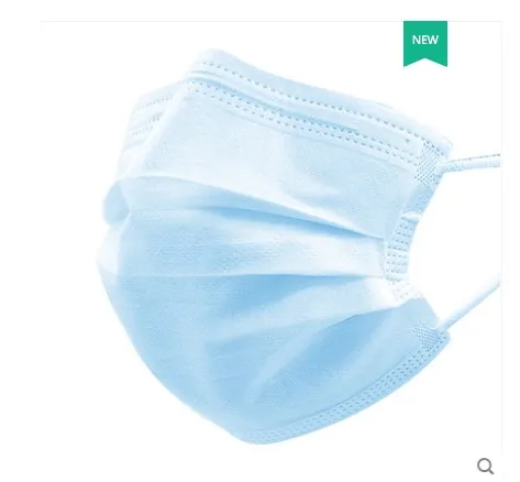 

Disposable dust mask, 3 layers of 100 Uds medical dust mask, to prevent oral air pollution
