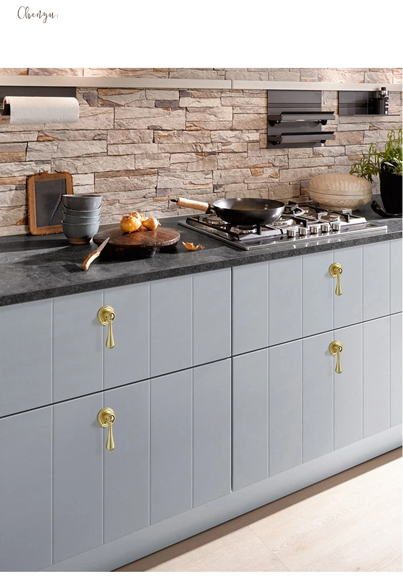 H2bd97a69ba4f4967acb8a654e83aeae0r Gold Cabinet Pulls Solid Zinc Alloy Kitchen Cupboard Single hole for bedside table Handle Drawer Knobs Furniture Handle Hardware Mallzona