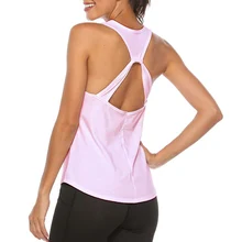 Женский спортивный жилет, модный, Повседневный, быстросохнущий, спортивный, для фитнеса, йоги, свободная спина, полый, сетчатый, без рукавов, майка