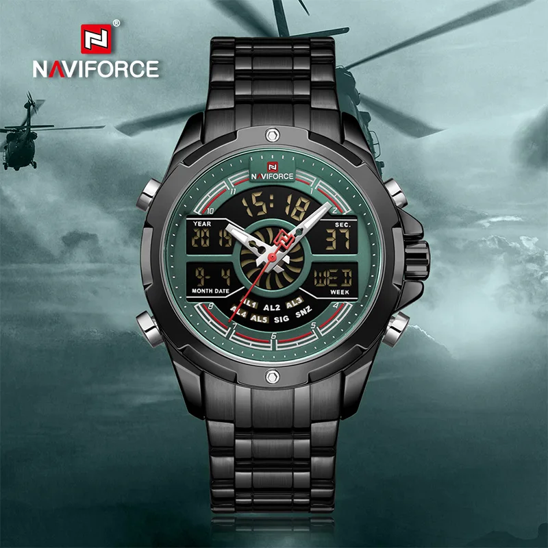 NAVIFORCE Mens Quartz Watches Top Luxury Brand Waterproof Business Man Watch Military Army Fashion Male Clock Relogio Masculino