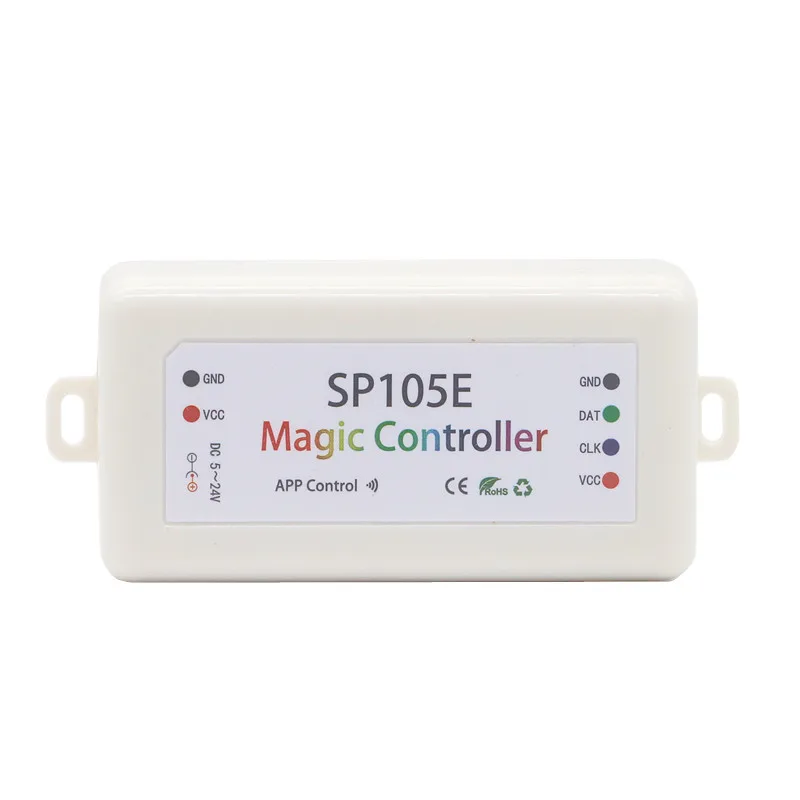DC5-24V SP105E волшебный регулятор 2048 пикселей bluetooth-контроллер RGB для WS2811 WS2812B SK6812 Светодиодная лента IOS/Android управление приложением