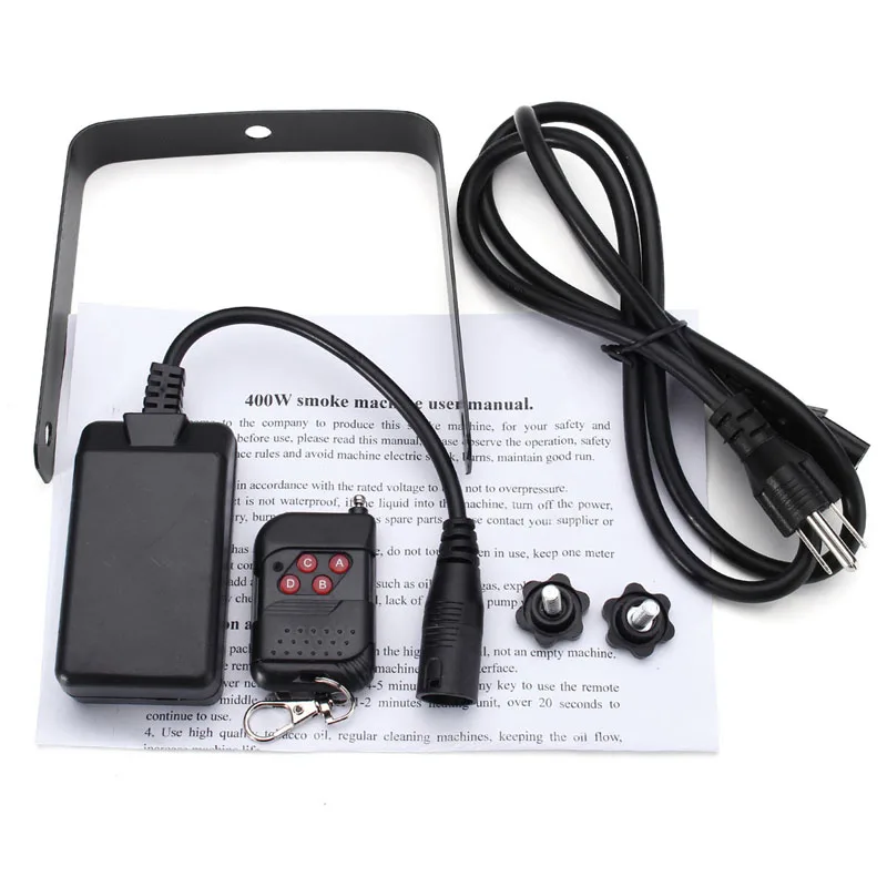  New Wireless Disco Colorful Smoke Machine Mini LED Remote Fogger Ejector Christmas Halloween Party 