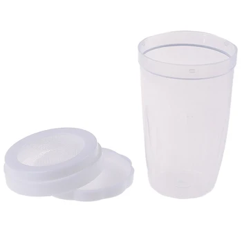 

Household Plastic Transparent Chocolate Shaker Icing Sugar Powder Flour Powder Cocoa Coffee Sifter Shakers Tools