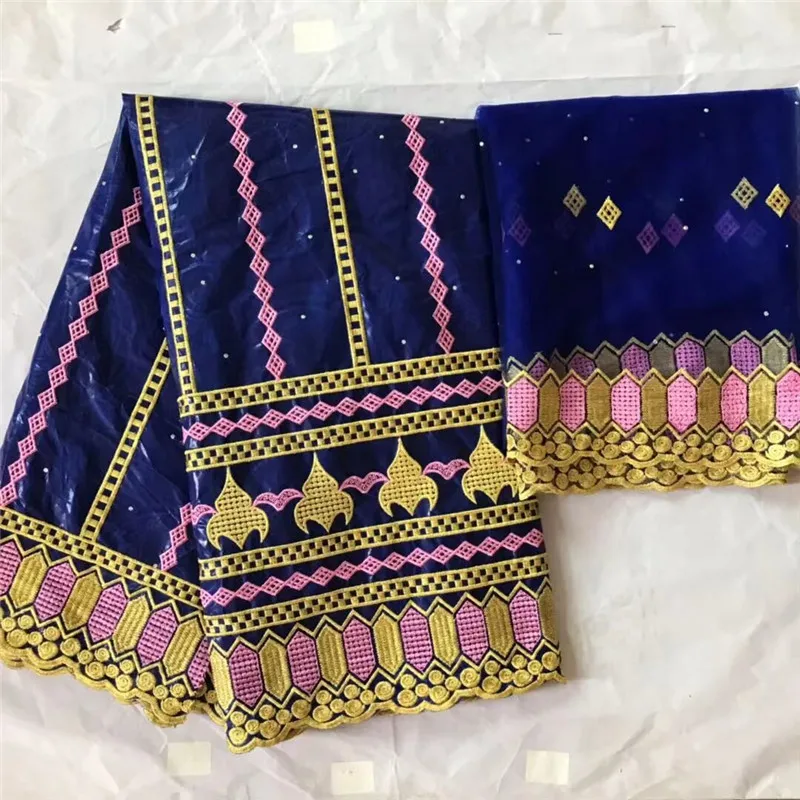 Королевский синий базин brode getzner nouveau французский Тюль кружевная ткань для свадьбы высокое качество Базен riche getzner нигерийский геле