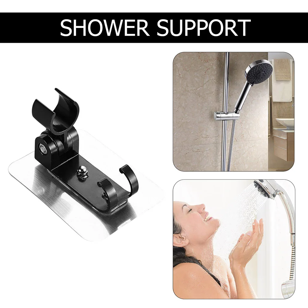 Universal Adjustable Shower Bracket 1/2pcs Punch Free Wall Mount Stand Bathroom Supplies 