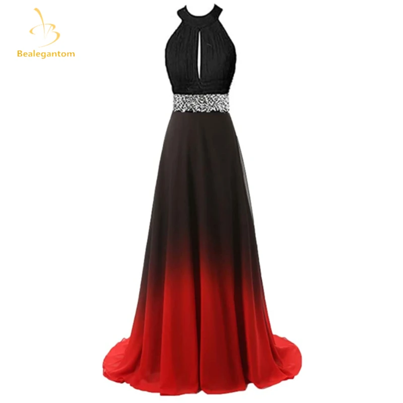 Red Chiffon Evening Dresses 2022 