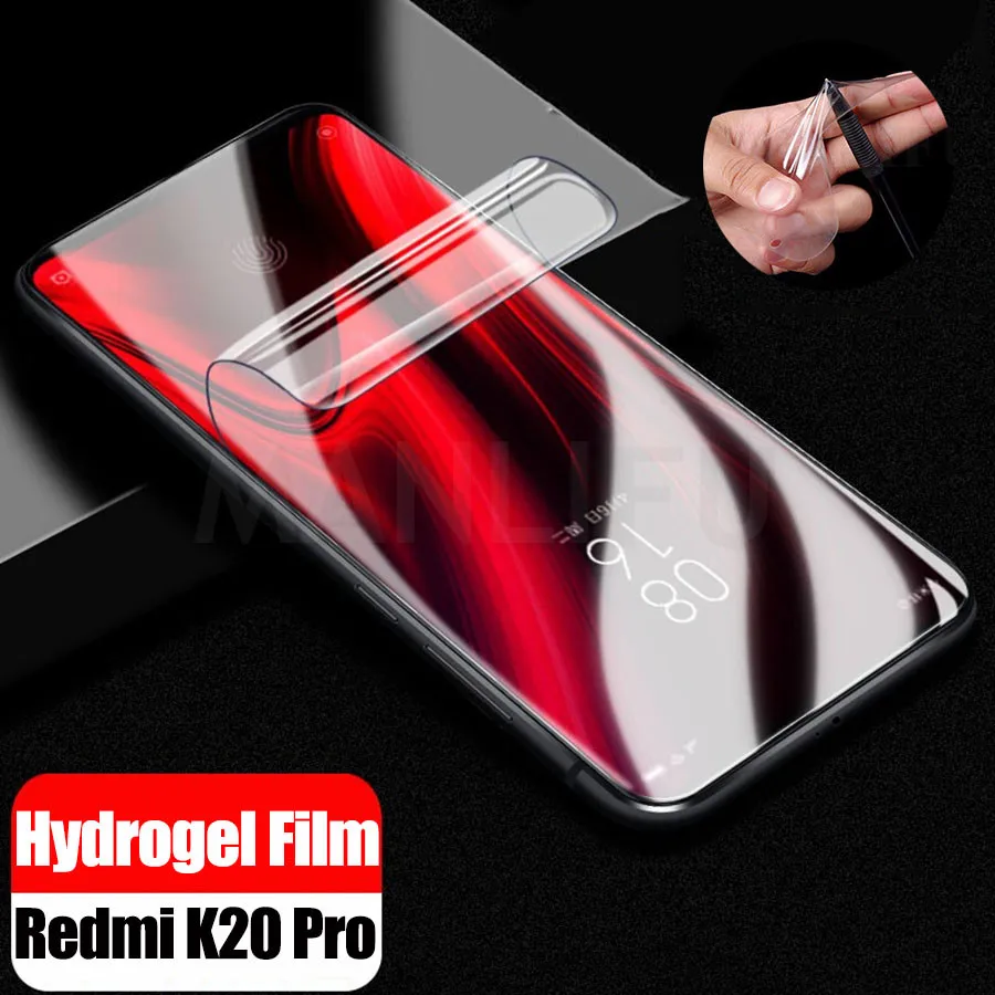 

11D Front Back Soft Silicone TPU Screen Protector For Xiaomi Mi 9T Pro Clear Hydrogel Sticker Film Full Cover Redmi K20 Pro