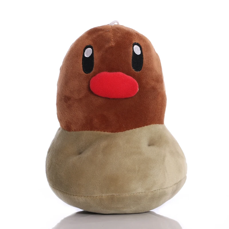 1 шт. 16 см kawaii Мультфильм Diglett плюшевые игрушки кукла мультфильм кулон мягкие для