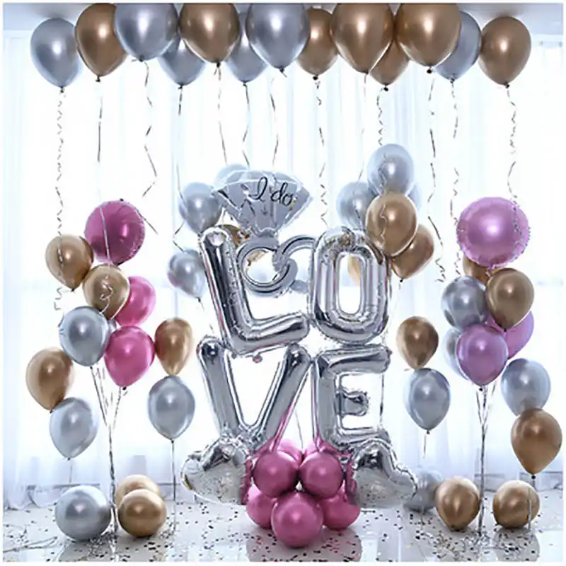 Золотые серебряные металлические воздушные шары atex 18, 20, 30, 50 лет, для взрослых, с днем рождения, вечерние украшения, надувные фольги, гелиевые шары, подарок