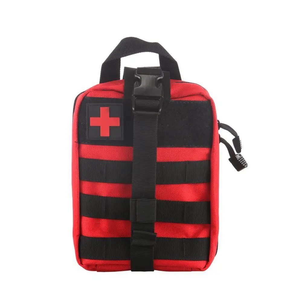 2020 New Fashion Tactical First Aid Kit Survival Molle Rip-Away EMT Pouch Bag Medical Red kit