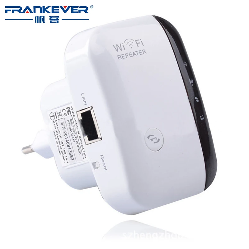 

Frankever Wireless Router Signal Amplifier Repeater 300M Wifi Extender Long Range Internet Antenna Signal Booster Access Point
