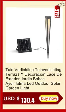 Ogrodowe Lampe Luce Gartenbeleuchtung Lumiere Exterieur De светильник, наружный светодиодный декоративный садовый светильник на солнечной батарее