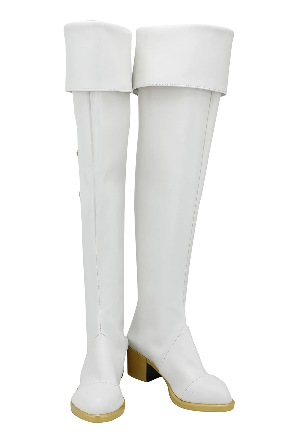 Love Live Wonderland Alice Kanan Matsuura Cosplay Boots White Shoes Custom Made Any Size for Unisex (2)