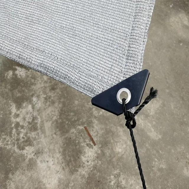 Tewango 130Gsm Egyedi Méret Ezüst Árnyék Háló Erkély Zamatos Lombkorona Burkolat Sun Vitorla Blokk 85% Uv - Image 3