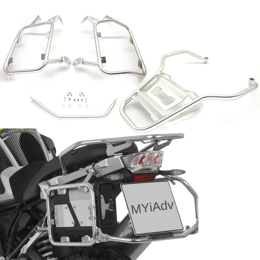 For BMW R1200GS R 1200 GS R1250GS/ADV LC 2013-2021 Motorcycle Panniers Rack Stainless Steel Saddlebag Bracket Top Case box Rack