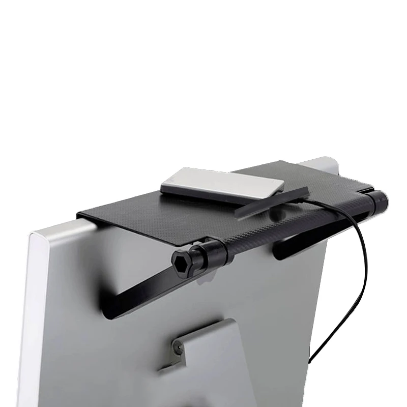  Adjustable Screen Top Shelf Display Shelf Computer Monitor Riser Desktop Stand TV Rack Storage Desk